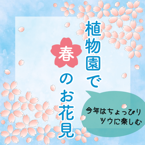 今年はちょっぴりツウに楽しむ 植物園で春のお花見