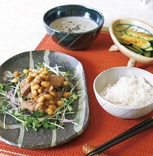 豚肉と大豆の香味野菜煮込み